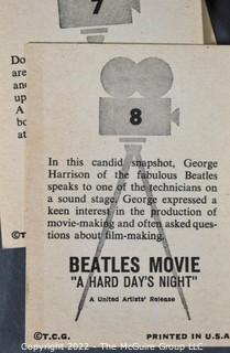 1964 Topps complete set Beatles trading cards from the movie "Hard Day’s Night" Lot#1 55 cards B&W