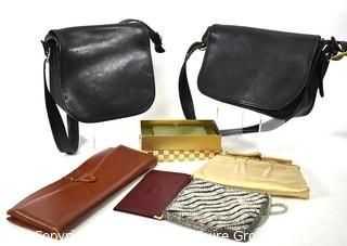 Group of Vintage Ladies Handbags Including Classic Coach.