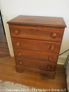 4 Drawer Dresser/Writing desk; 26W x 15D x 35T 