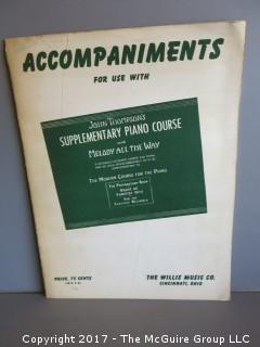 Collection of Sheet Music.  See all the photos