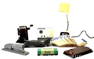 Group of Vintage Desk And Office Items. 