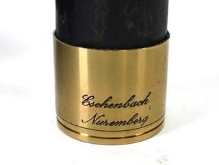 Vintage Brass Eschenbach Nuremberg Monoscope With Leather Case. 