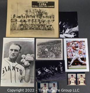 Collection of baseball ephemera.  