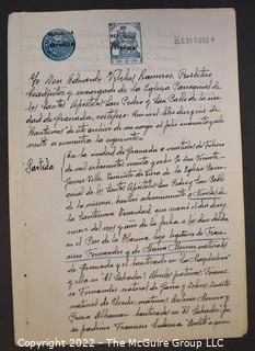 Family papers. Principality of Granada. Spain. 19th Century.     