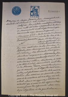 Family papers. Principality of Granada. Spain. 19th Century.     