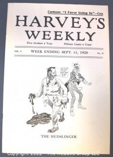 Six (6) 1918 Editions of The North American Review's War Weekly by George Harvey