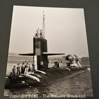 Vintage Black & White Photographs and Ephemera from the USS Bowfin Submarine. 