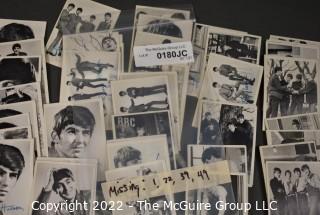 Vintage 1964 Topps 1st Series Beatles B&W Signature Trading Cards - 53 of 60 Card Set