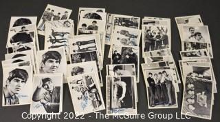 Vintage 1964 Topps 1st Series Beatles B&W Signature Trading Cards - 53 of 60 Card Set