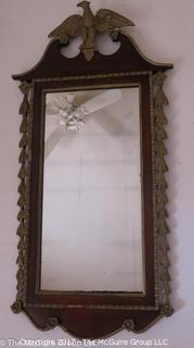 Federal Eagle Top Wall Mirror; 24 x 46" 