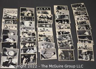 Vintage 1964 Topps Beatles 3rd Series B&W Signature Trading Cards, 47 of 50 card Set missing #'s 116, 125,163