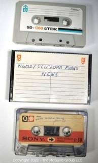 Vintage Interview Cassette Tapes From Clifford Evans. Subject unknown.