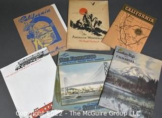 Collection of Vintage Travel and Souvenir Brochures for California and Pacific Northwest.