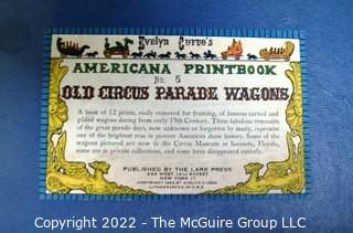 Americana Printbook No. 5 Old Circus Parade Wagons By Curro, Evelyn, 1954