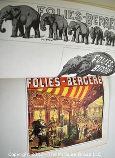 One Hundred Years of Posters of the Folies-Bergere & Music Halls of Paris Paperback 1977 by Alain Weill