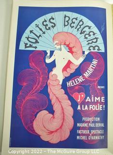 One Hundred Years of Posters of the Folies-Bergere & Music Halls of Paris Paperback 1977 by Alain Weill