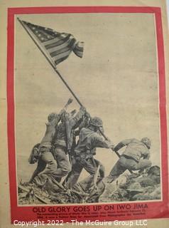 Vintage Insert Section "History Of World War II", The Washington Post, October 11 1945, WWII 