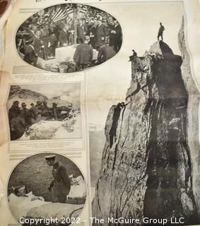 The New York Times Rotogravure Picture Section Sunday October 24, 1915. Some Splitting on edge.