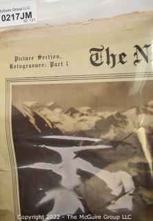 The New York Times Rotogravure Picture Section Sunday October 24, 1915. Some Splitting on edge.