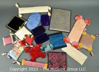 Group of Fabric Covered Jewelry Displays. 