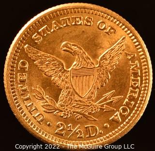 1906 U.S. 2 1/2 dollar Liberty Head Gold Coin 1/10 oz (Philadelphia Mint) 