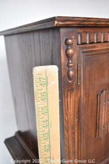 Carved Mahogany High Boy Dresser or Server. 