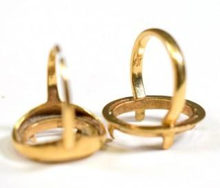 Two (2) 14kt Gold Ring Mounts. Weighs 7.3 grams. 