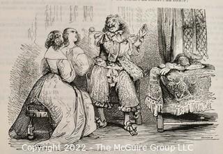 Works Of Molière, Preceded By A Note On His Life And His Works By M. Sainte-Beuve Published In Paris By Bibliothèque d'Éducation et de Récréation. 1854, First Edition.