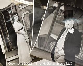 Group of Theater Black & White Publicity Photos and Playbills from The National Theater.