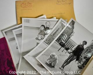 Group of Theater Black & White Publicity Photos and Playbills from The National Theater.