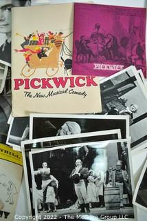 Group of Theater Black & White Publicity Photos and Playbills from The National Theater.