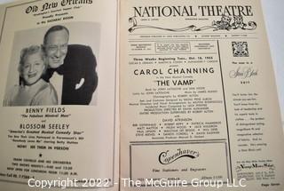 Group of Carol Channing Publicity Photos and Playbills from The National Theater in Washington DC.