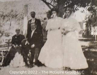 19th Century Family Photo Album with Wedding, Beach Vacation and Period Homes. 