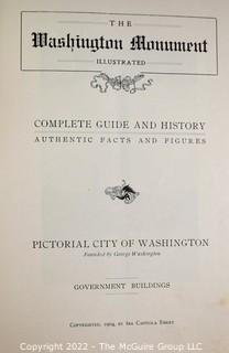 Vintage Souvenir Booklets on the Washington Monument and George Washington as a Mason