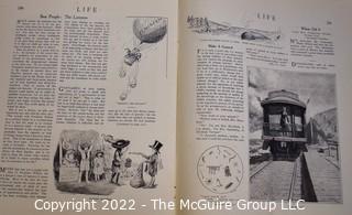 Life Magazine. Vol. 64, August 6, 1914.  Railroad Number Cover Art.