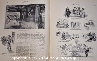 Life Magazine. Vol. 64, August 6, 1914.  Railroad Number Cover Art.