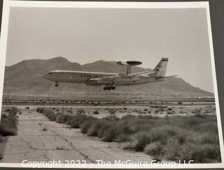 Eight (8) Black & White Air Force Photos Of Exercise Green Flag, A Major Joint Force Training Event