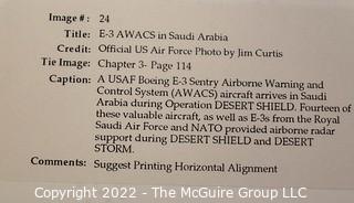 Eight (8) Black & White Photos from Desert Shield, Saudi Arabia. 1991