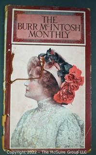 Victorian Art Nouveau Womans Monthy Magazine "The Burr-McIntosh Monthly", August 1908.