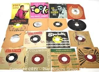 Collection #3: 16 Vintage 1950-60's POP 45RPM Vinyl Records with factory and photo sleeves