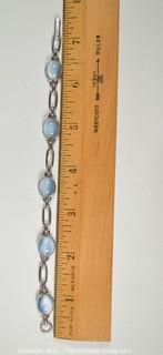 Birks Sterling Silver with Moonstone Bracelet. 