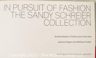 Art History Book: Fashion: "In Pursuit of Fashion The Sandy Schreier Collection" 2019 