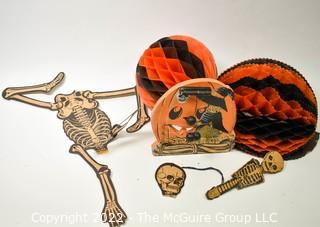 Vintage Halloween Including Skeleton