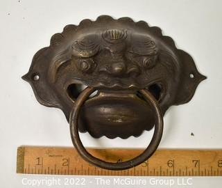 Oriental "Dragon" Motif drawer pull / hanger