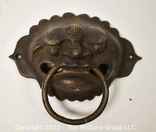 Oriental "Dragon" Motif drawer pull / hanger