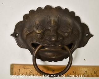 Oriental "Dragon" Motif drawer pull / hanger