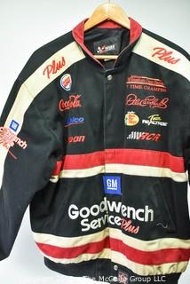 Dale Earnhardt NASCAR cloth jacket made by Chase Authentics. Size Large.  Appears to have little if any wear.  