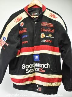 Dale Earnhardt NASCAR cloth jacket made by Chase Authentics. Size Large.  Appears to have little if any wear.  