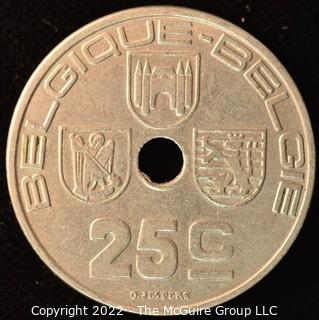 Coin: 1938 Belgique 25 C