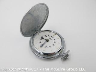 Bennett Time Guide Pocket Watch with White Enamel Face - #1169